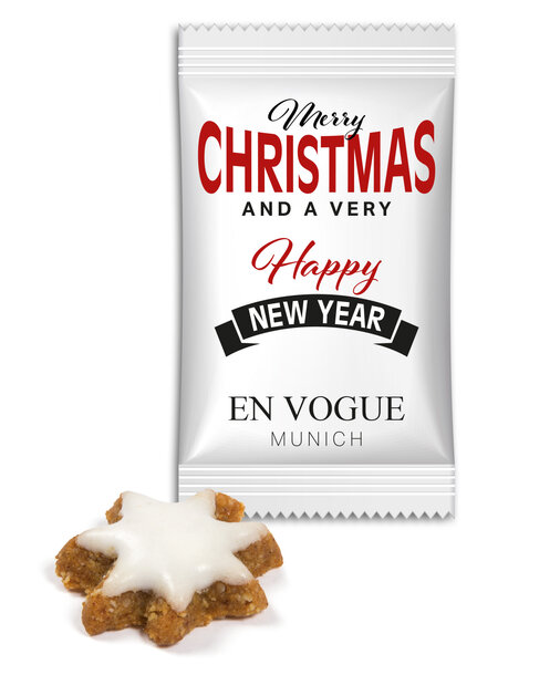 Cinnamon Christmas Star in Advertising Bag