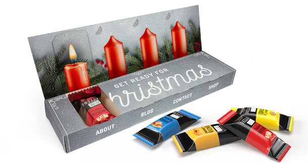 Lindt HELLO Mini "Advent Box To Go" Eco
