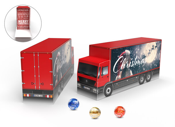 Lindt Lindor Advent Calendar Truck Eco