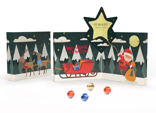 Lindt Advent Calendar "Book" Pop-Up Eco