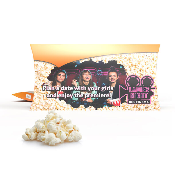 Microwave popcorn personalized carton