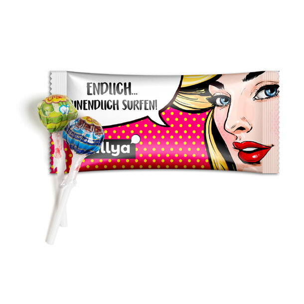 Mini Chupa Chups in advertising bag