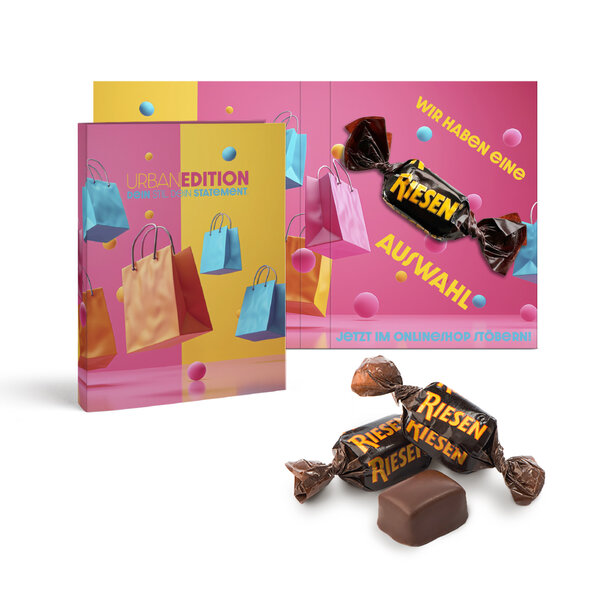 Storck Riesen in Personalised Folded Card