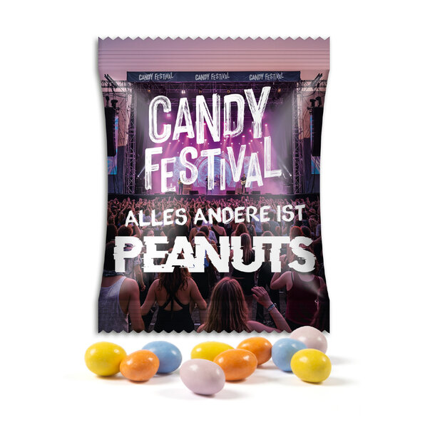 Treets Peanuts in advertising bag