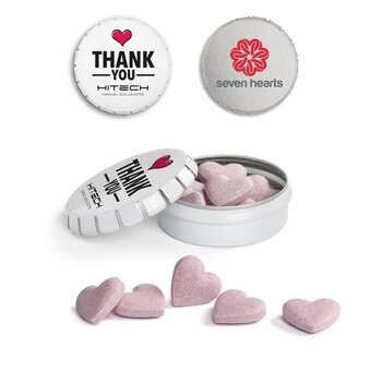 Candy Sweethearts in Mini Clic Clac Box