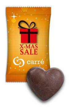 Gingerbread Heart in Advertising Bag