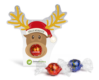 Lindt Lindor Chocolate Truffle "Reindeer"