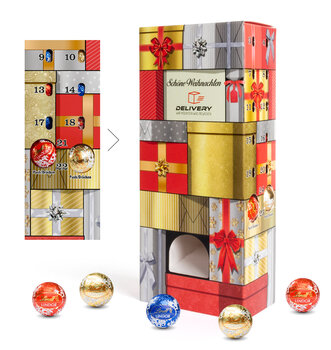 Lindt Lindor Advent Dispenser "Tower"