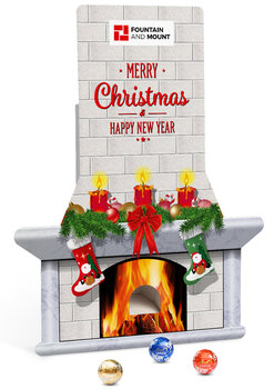Lindt Lindor Advent Dispenser "Chimney"