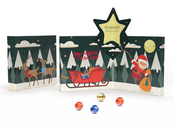 Lindt Advent Calendar "Book" Pop-Up Eco