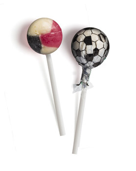 Soccer Round Lollipop