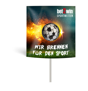 Soccer Round Lollipop in personalized carton
