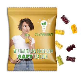 Jelly bears fruit juice quality