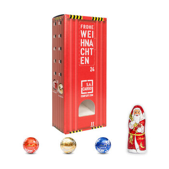 Lindt Lindor Advent Dispenser "Tower" with Hollow Figure