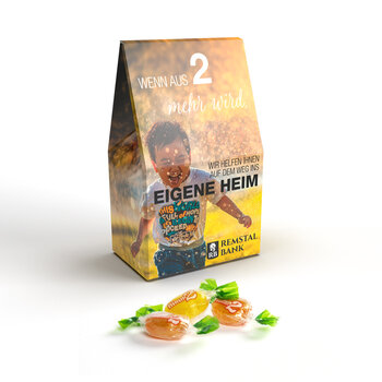 nimm2 in personalized block bottom carton