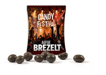 Treets Pretzel Bites in advertising bag